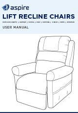 Aspire Lift Recline Chairs User Manual